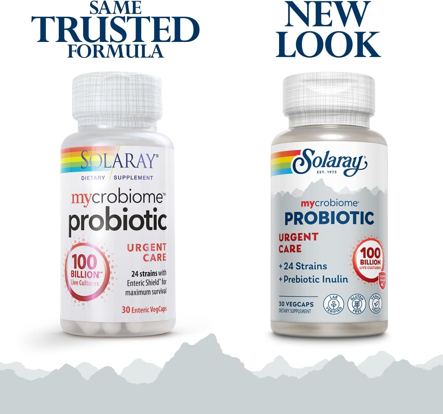 Solaray Mycrobiome Probiotic Urgent Care | Supports Digestion, Immune Function | 100 Billion CFU | 30 VegCaps