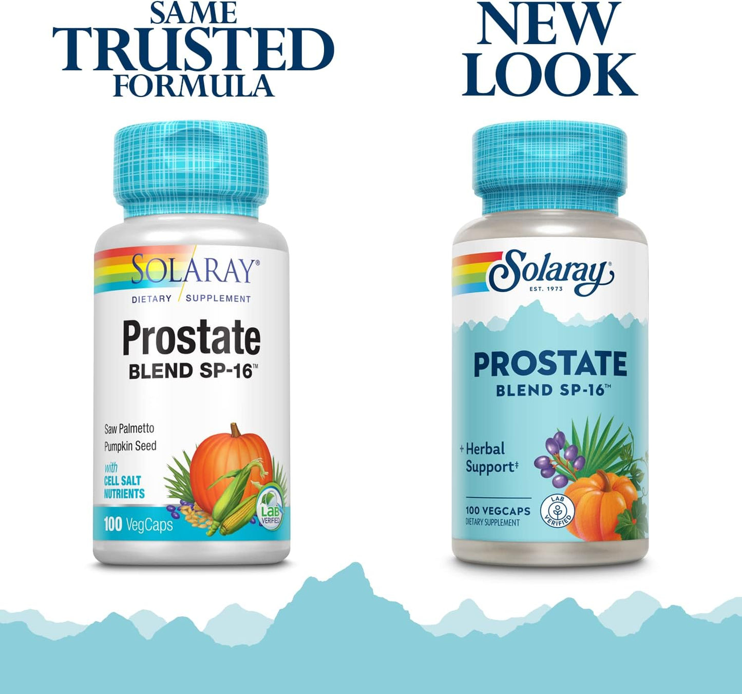 Solaray Prostate Blend SP-16 VCapsules - 100 Count - Prostate Support Formula with 16 Key Ingredients