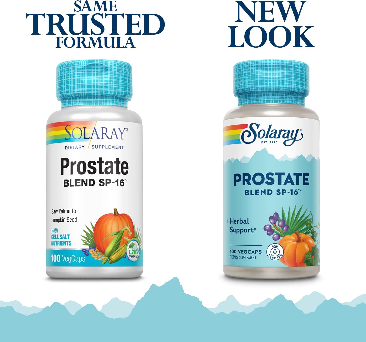 Solaray Prostate Blend SP-16 VCapsules - 100 Count - Prostate Support Formula with 16 Key Ingredients