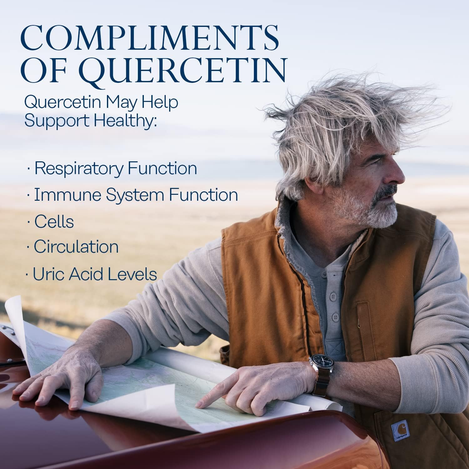 Solaray Quercetin 500mg - 180 Capsules (2 Pack) for Immune Support & Allergy Relief