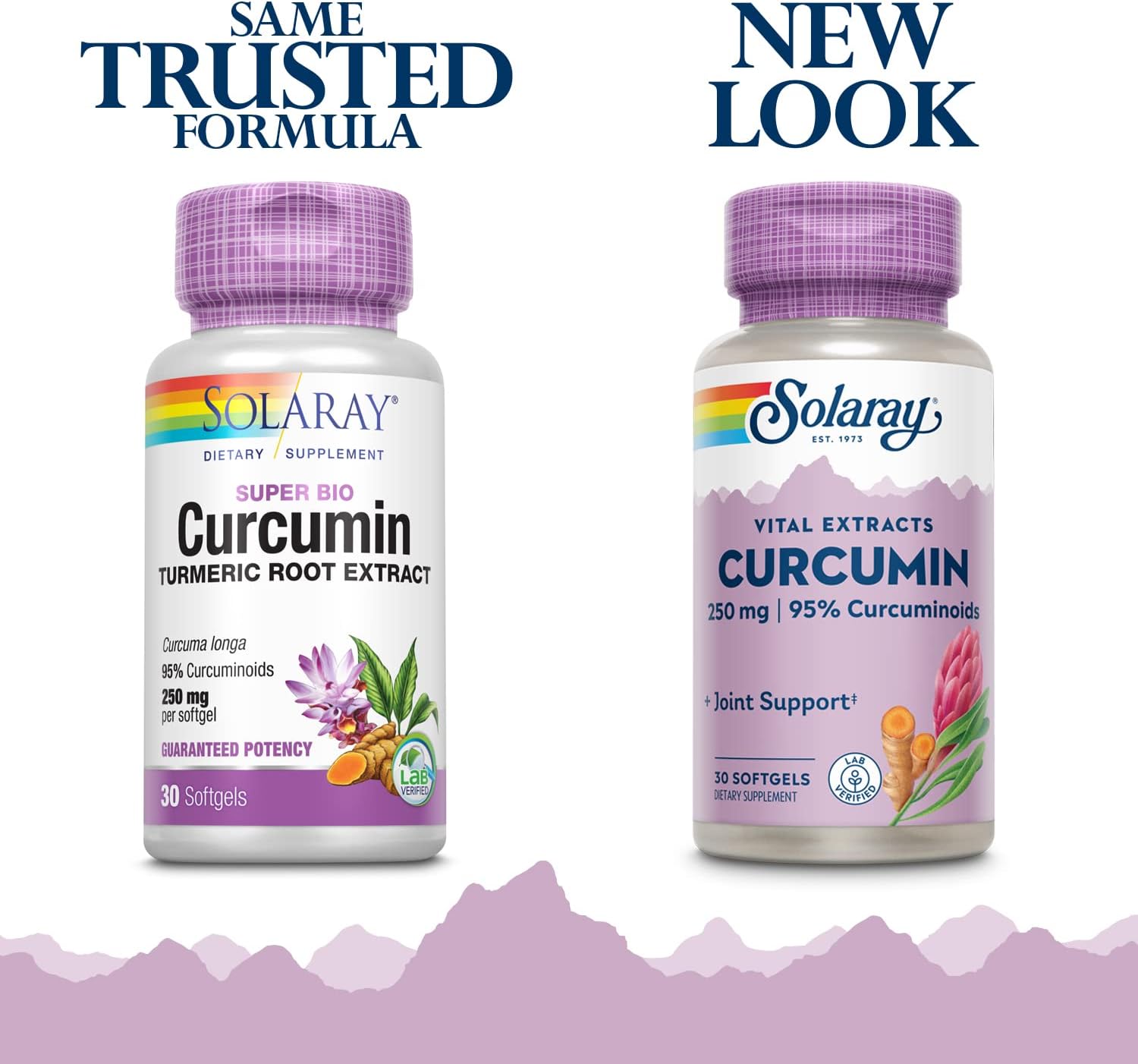 Solaray Super Bio Curcumin 250mg Softgels | Turmeric Root Extract, 95% Curcuminoids | Joint Support & More | 30 Count