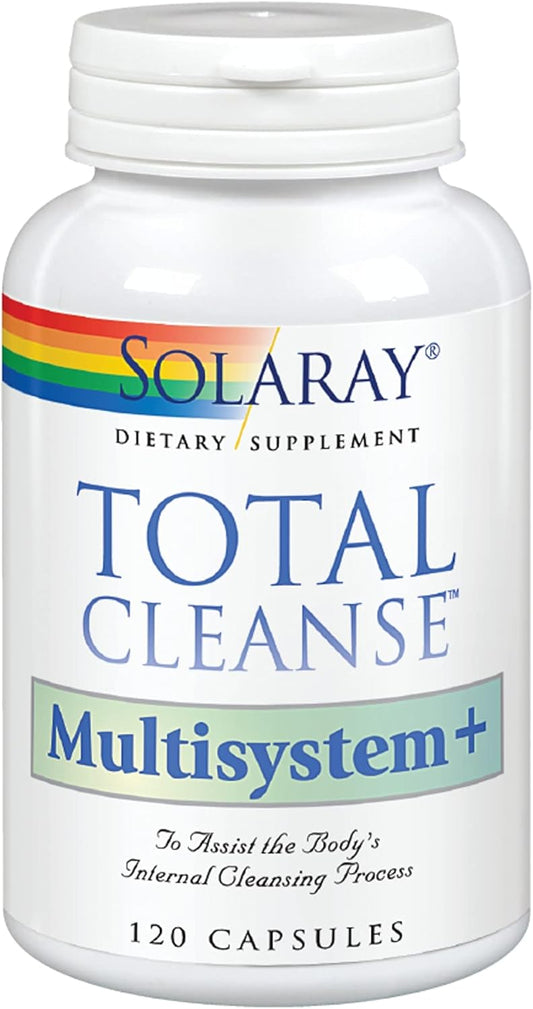 Solaray Total Cleanse Multisystem+ Capsules - 120 Count Carton