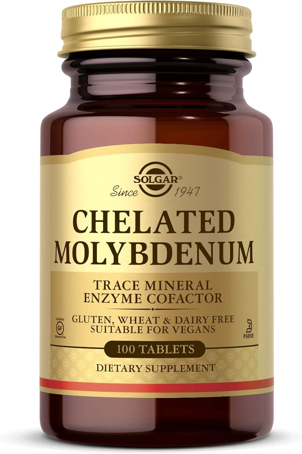 Solgar Chelated Molybdenum Supplement Tablets - 100 Count