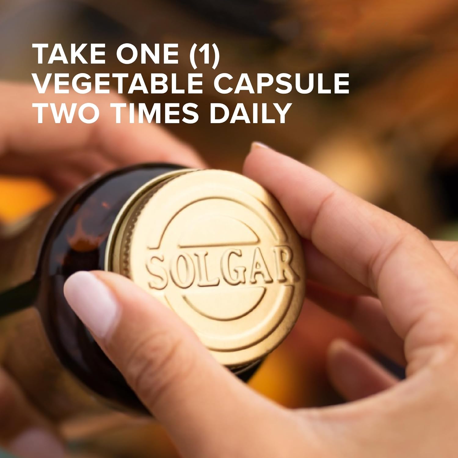Solgar Glycine 500 mg Capsules - Non-GMO, Vegan, Gluten Free - 100 Servings