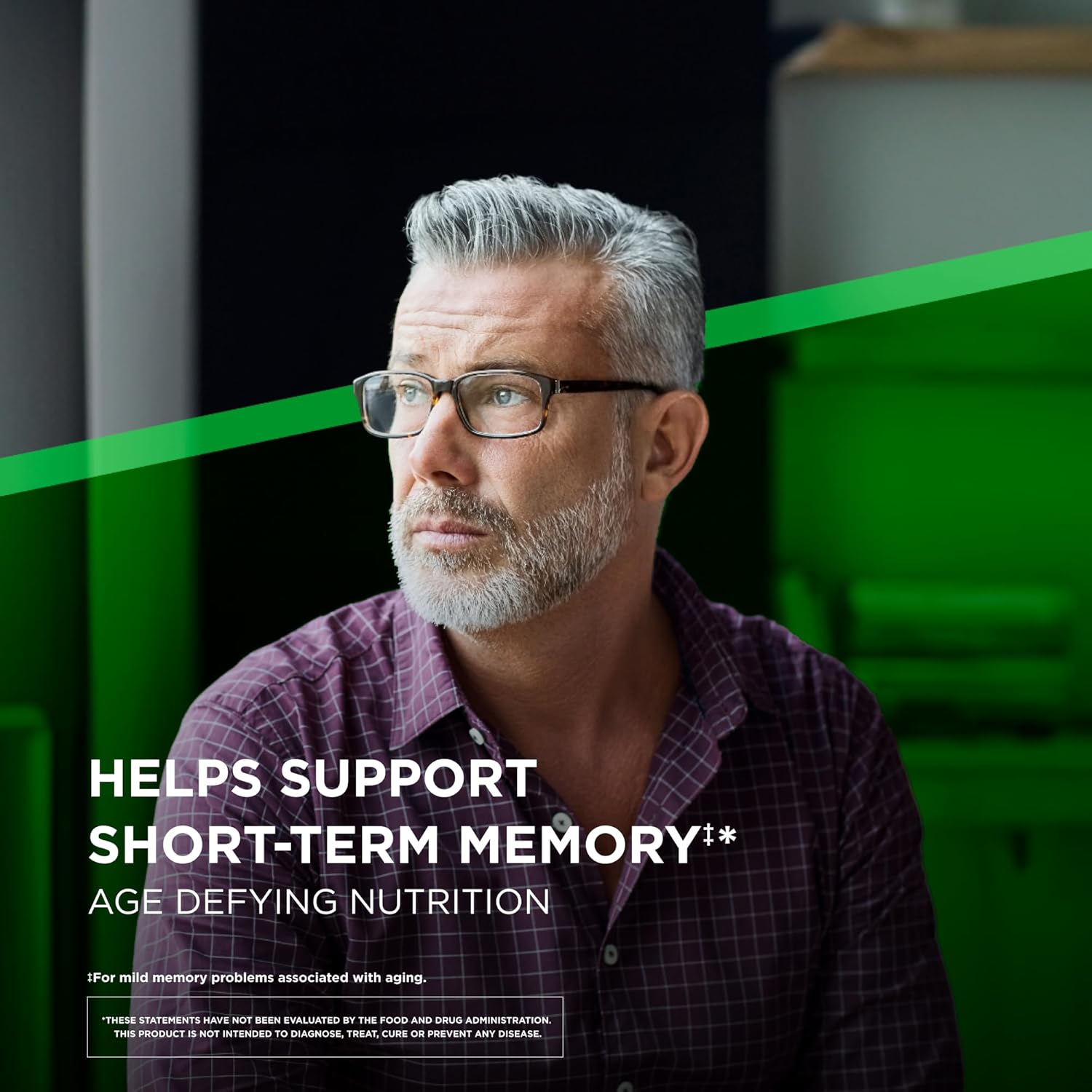 Solgar Memory Support Supplement with Nutricog™, Huperzine-A, Vitamin D - Vegan, Dairy & Gluten Free - 30 Servings