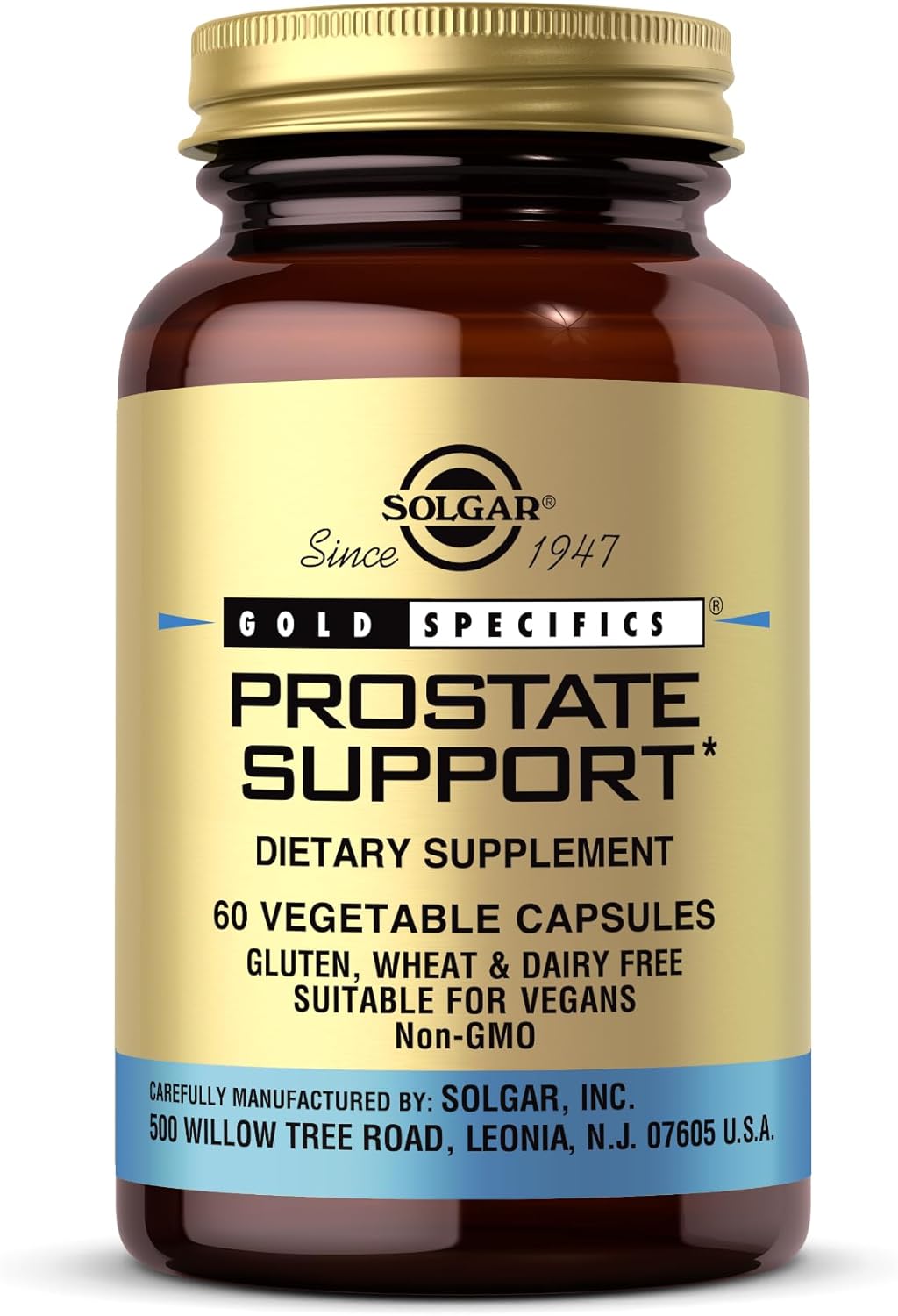 Solgar Prostate Support Capsules - Non-GMO, Vegan, Gluten Free, Dairy Free - 30 Servings