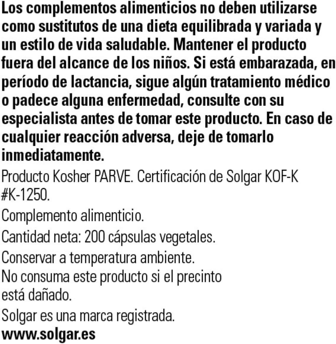 Solgar Psyllium Husks Fiber Capsules - 500mg, 200 Count - Digestive Health and Regularity Support