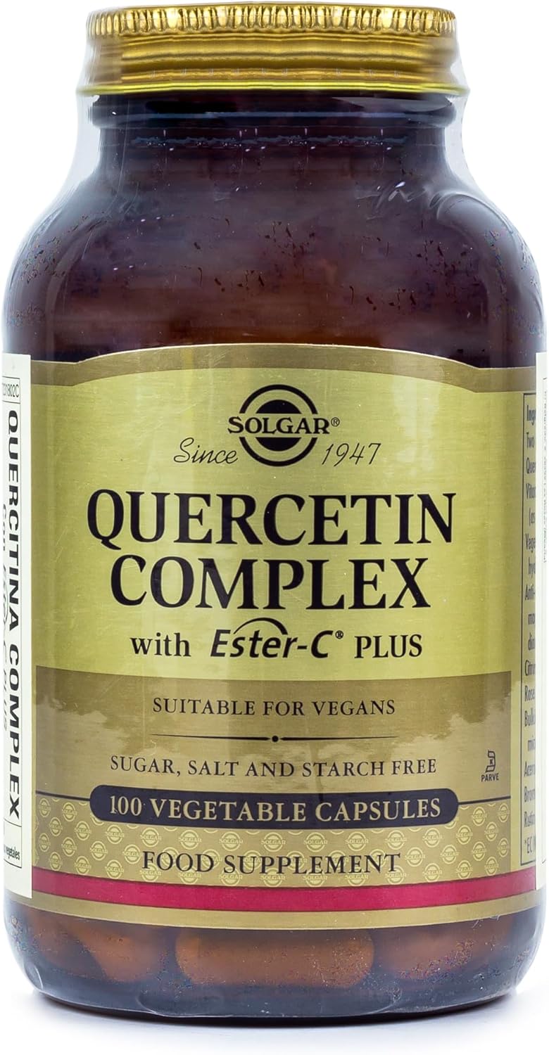Solgar Quercetin Complex with Ester C - 50 Tablets for Immune Support and Antioxidant Protection