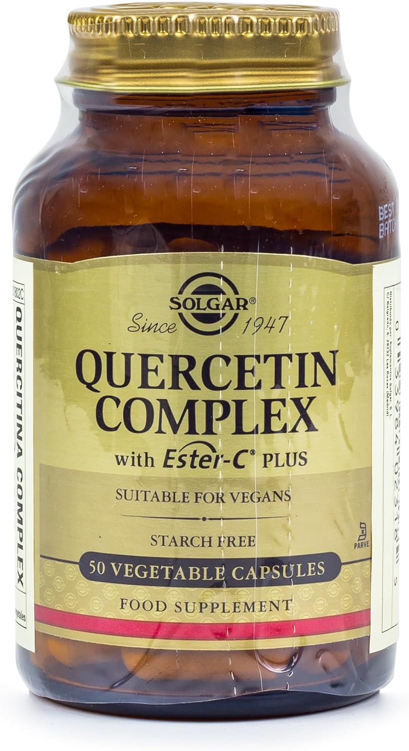 Solgar Quercetin Complex with Ester C - 50 Tablets for Immune Support and Antioxidant Protection