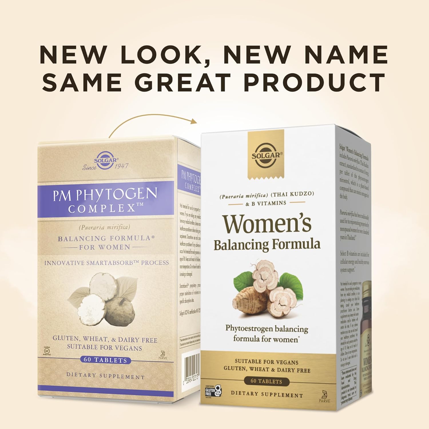 Solgar Women’s Balancing Formula 60 Tablets (Pack of 2) - Vegan, Kosher, Gluten & Dairy Free - 120 Servings