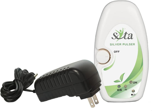 SOTA Instruments Silver Pulser: Ionic Colloidal Silver Maker with Microcurrents for Micropulsing - Includes Wall Adaptor