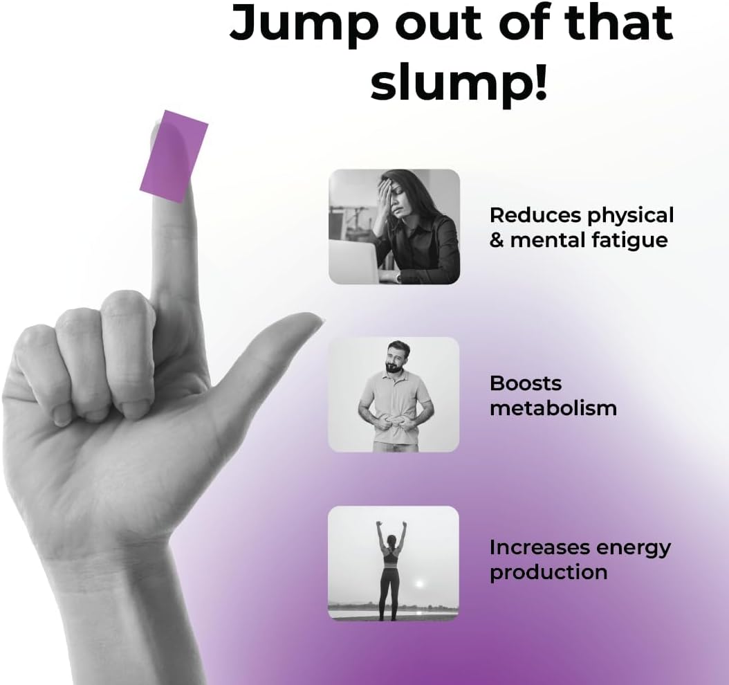 SOUL NUTRITIONS Ginseng Maca Green Coffee Energy Booster Strips - Mixed Berries Flavor, Reduce Fatigue, Fast Absorb, Travel-Friendly - 30 Pack