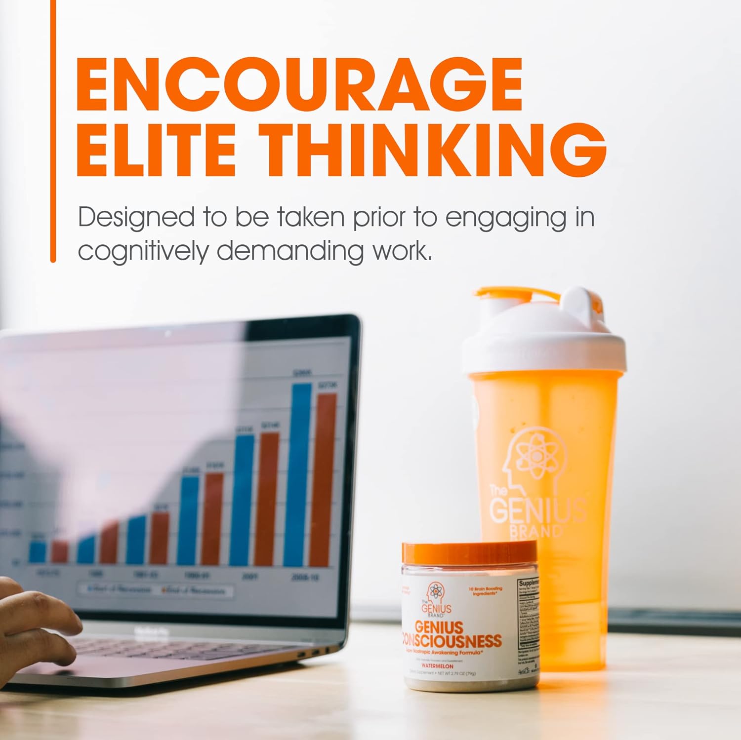 Sour Peach Rings Hydration & Cognitive Support Bundle - Electrolyte Booster & Nootropic Brain Enhancer Powder Pack Drink Mix