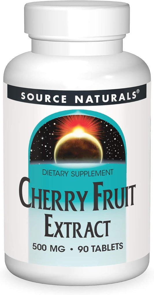 Source Naturals Cherry Fruit Extract - 500mg, 90 Tablets for Antioxidant Support