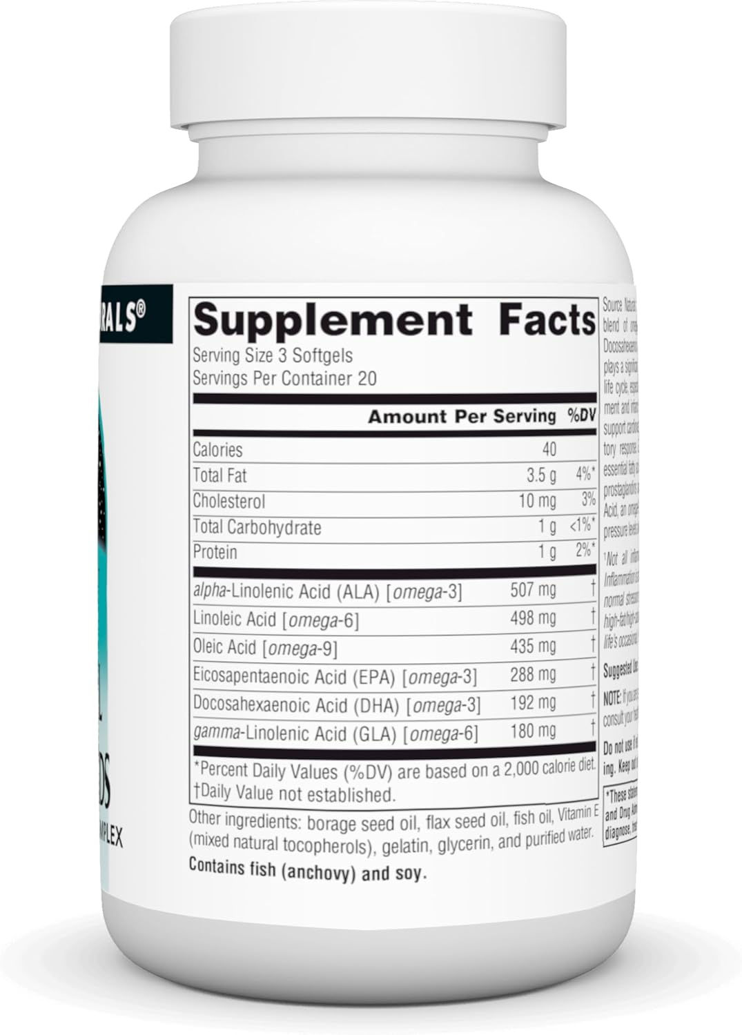 Source Naturals Complete Omega 3, 6, 9 EFA Complex - 60 Softgels