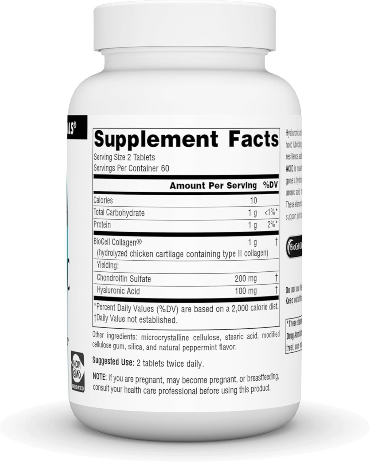 Source Naturals Hyaluronic Acid Supplement - 50mg, 120 Tablets for Joint Health and Skin Hydration