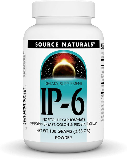 Source Naturals IP-6 Inositol Hexaphosphate Powder - 100g Powder Supplement