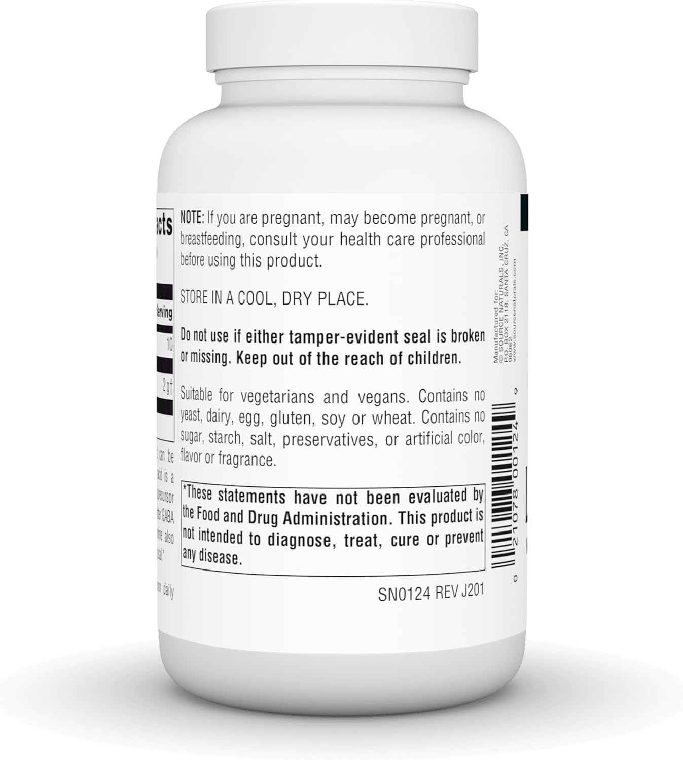 Source Naturals L-Glutamine Powder for Metabolic Energy Support - 100g Free Form Amino Acid Supplement