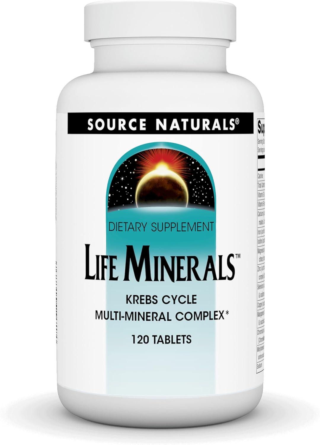Source Naturals Life Minerals: Krebs Cycle Multi-Mineral Complex - 120 Tablets for Enhanced Nutrient Absorption