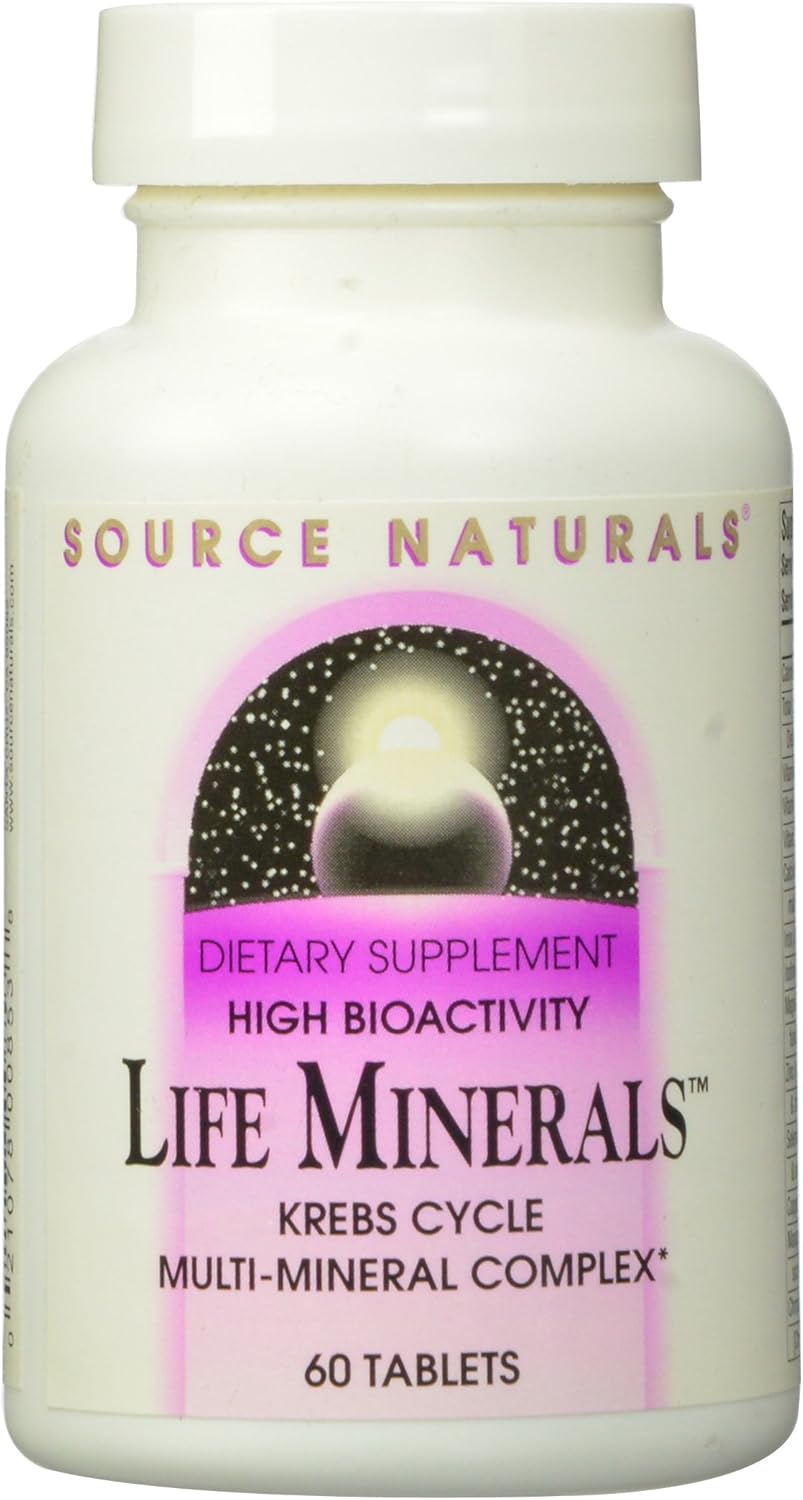 Source Naturals Life Minerals: Krebs Cycle Multi-Mineral Complex - 60 Tablets