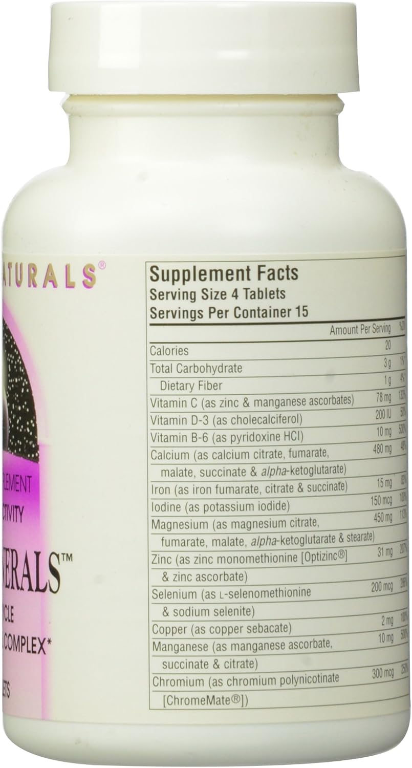 Source Naturals Life Minerals: Krebs Cycle Multi-Mineral Complex - 60 Tablets