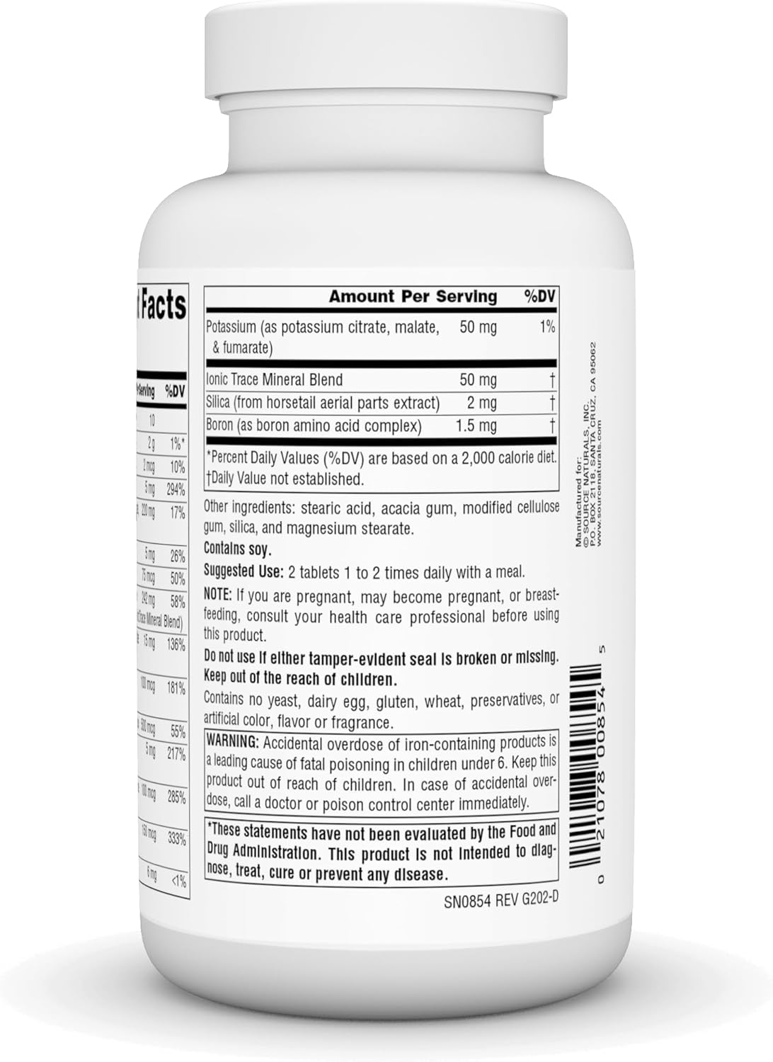 Source Naturals Life Minerals: Krebs Cycle Multi-Mineral Complex - 120 Tablets for Enhanced Nutrient Absorption