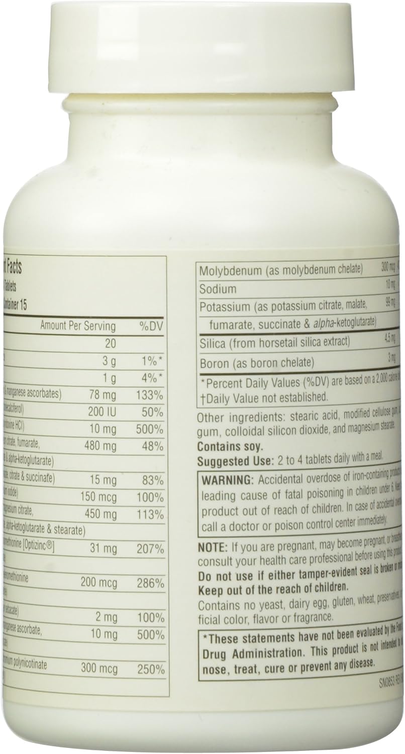 Source Naturals Life Minerals: Krebs Cycle Multi-Mineral Complex - 60 Tablets