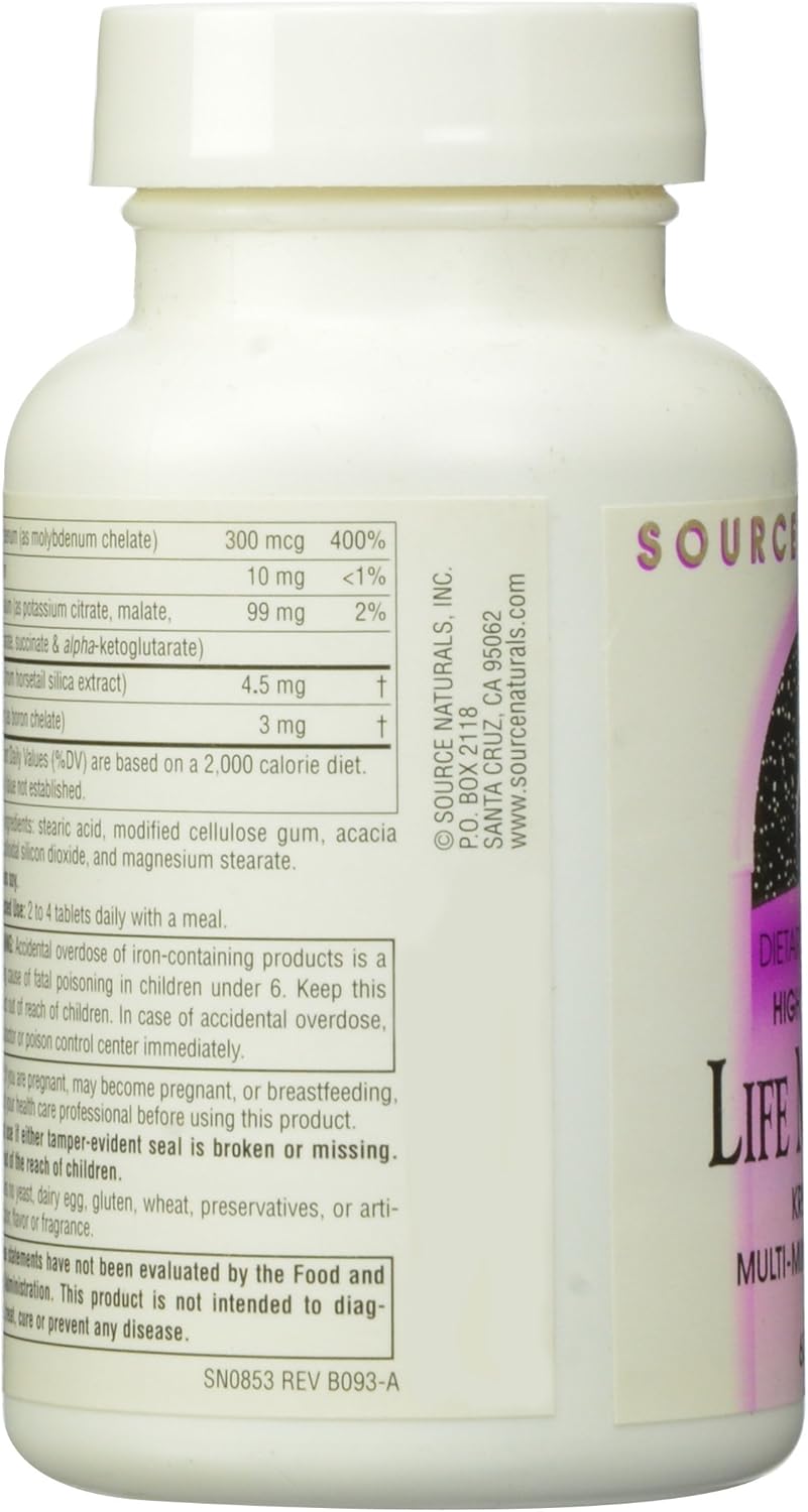 Source Naturals Life Minerals: Krebs Cycle Multi-Mineral Complex - 60 Tablets