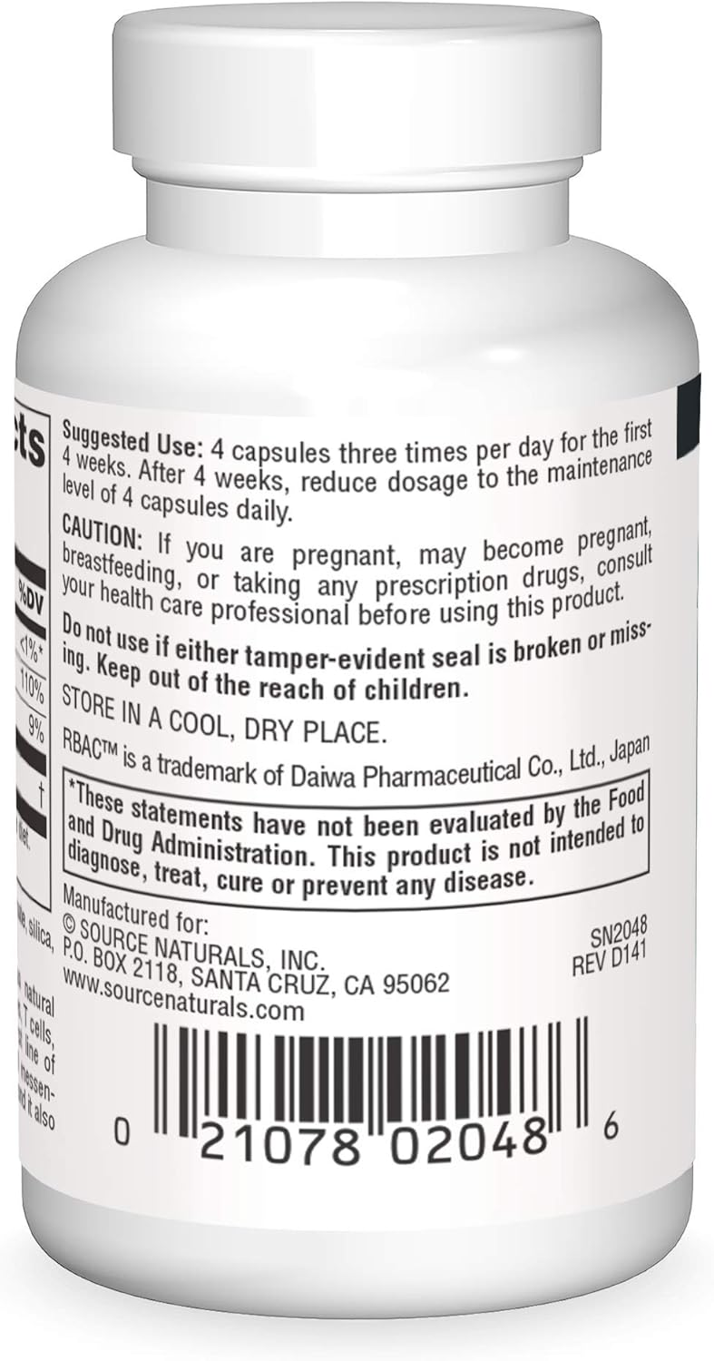 Source Naturals NK-3 Immune Support Formula with 250mg Vitamin C - 30 Capsules