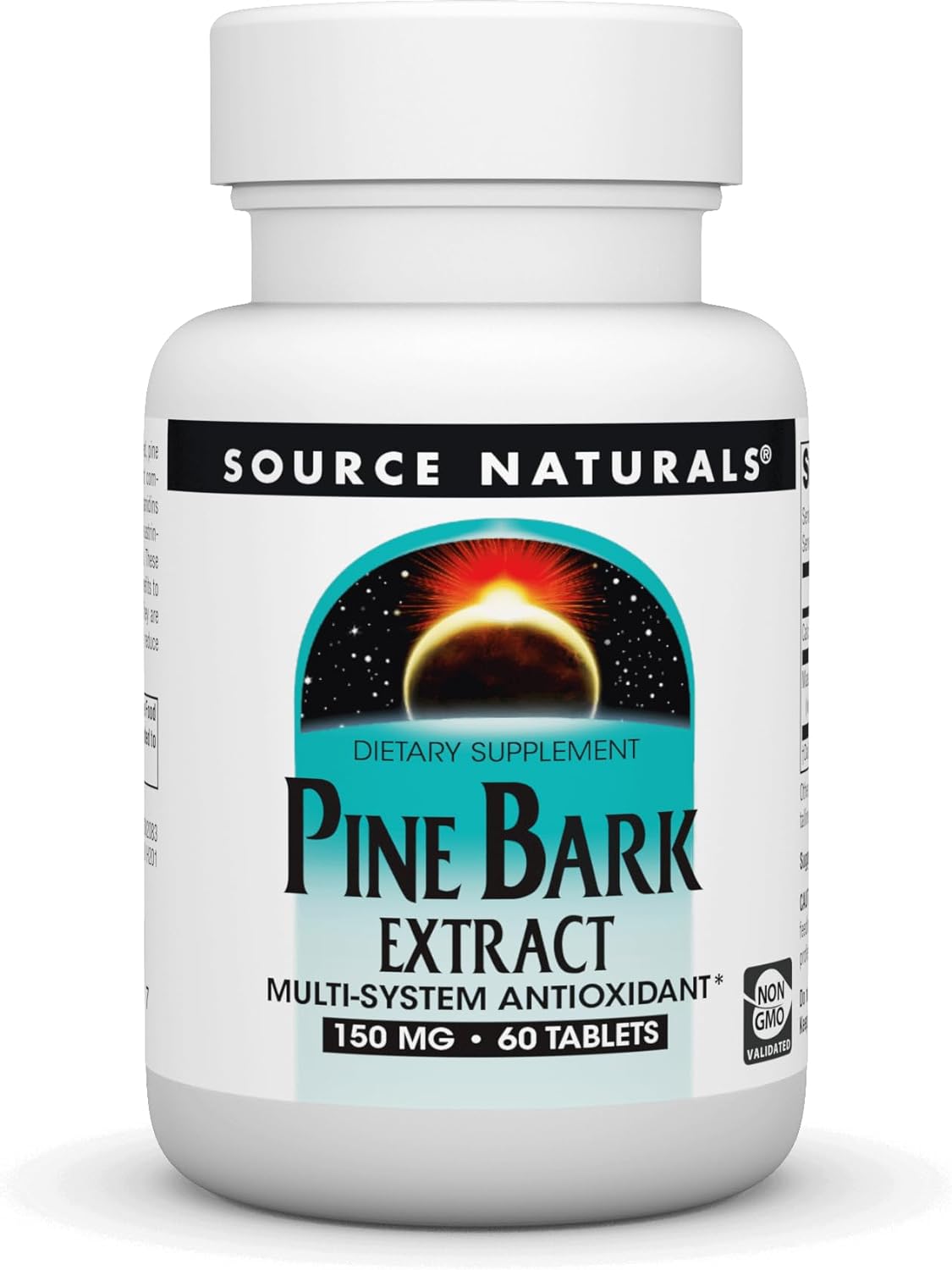 Source Naturals Pine Bark Extract 150mg - 60 Tablets - Multi System Antioxidant Support