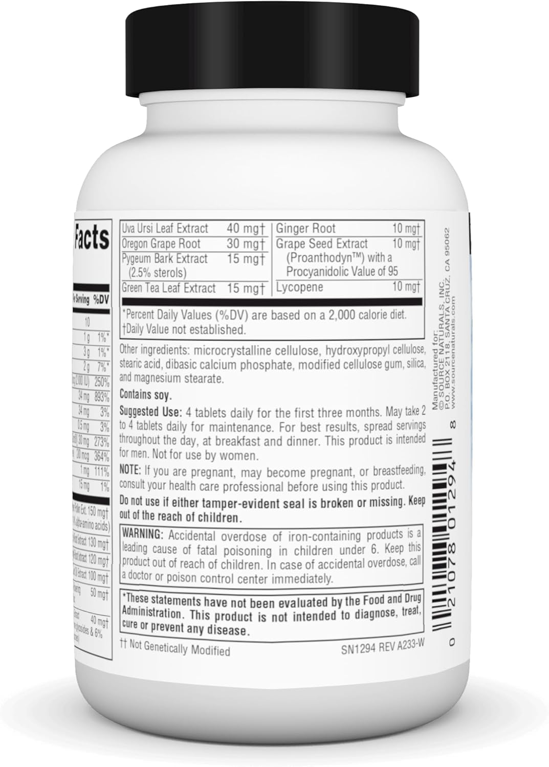 Source Naturals Prosta-Response - Supports Prostate Health and Bladder Function - 45 Tablets