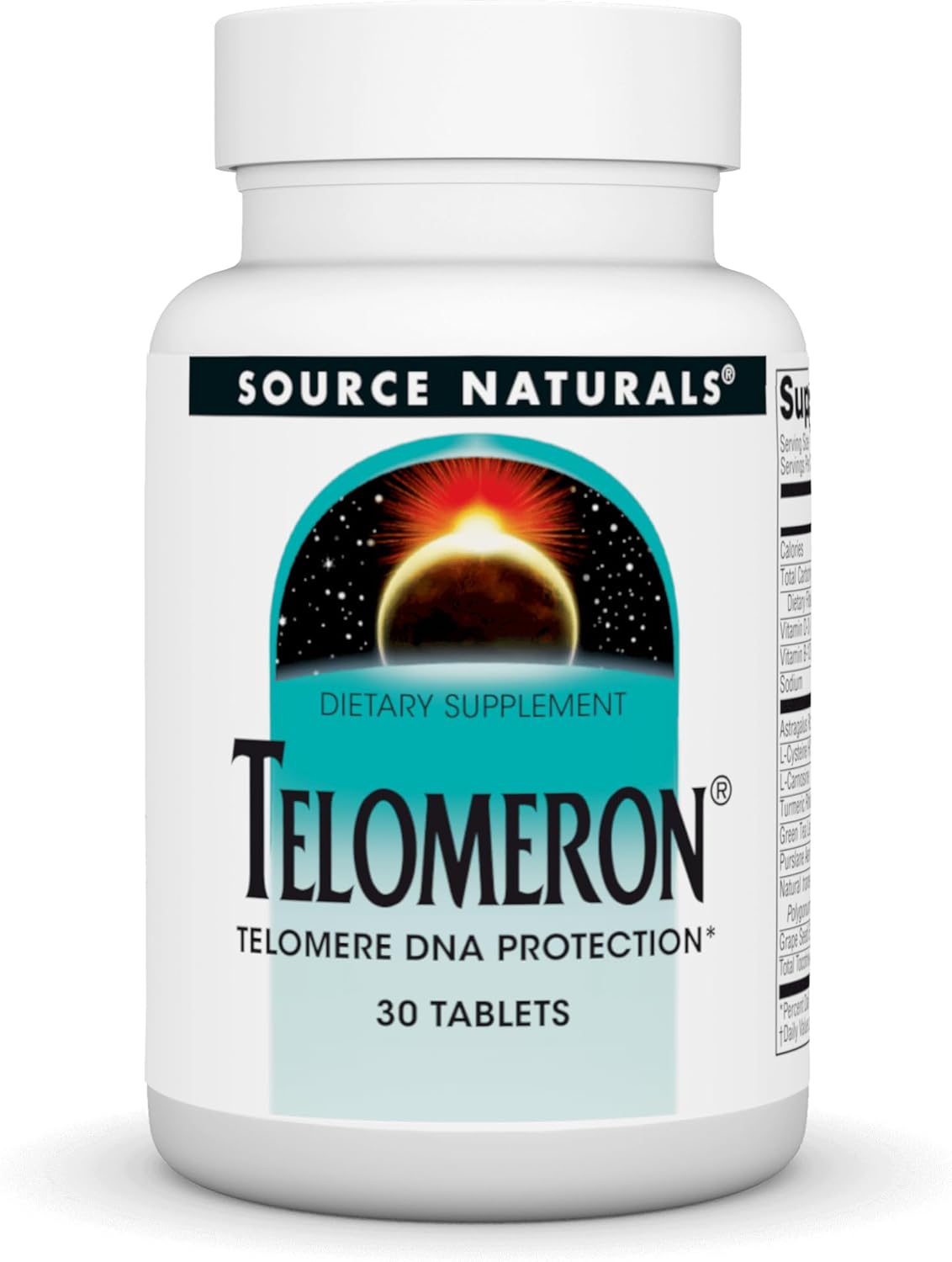 Source Naturals Telomeron Tablets - 30 Count - Anti-Aging Support Supplement