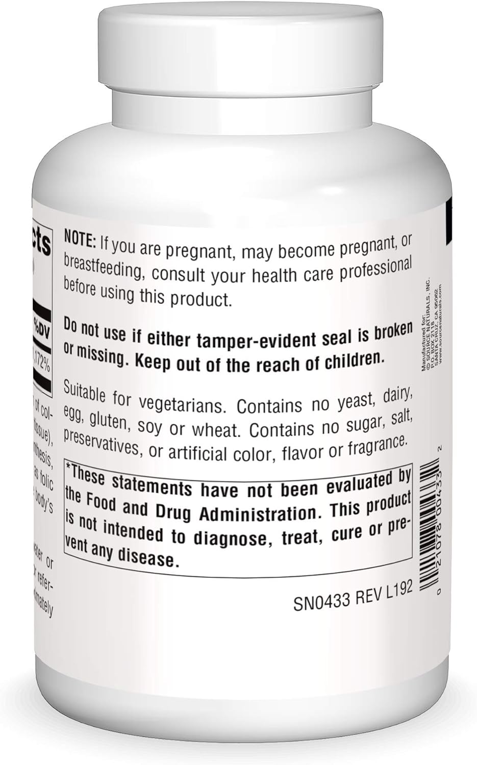 Source Naturals Vitamin C Ascorbic Acid Crystals 16 oz - Instantly Dissolving Dietary Supplement