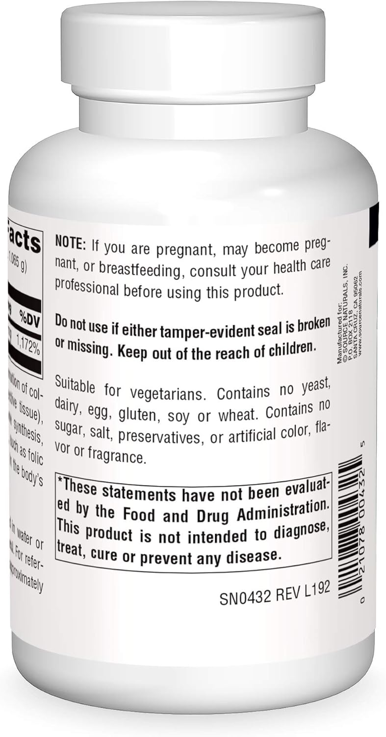 Source Naturals Vitamin C Crystals - Instantly Dissolving Ascorbic Acid, 8 oz Dietary Supplement