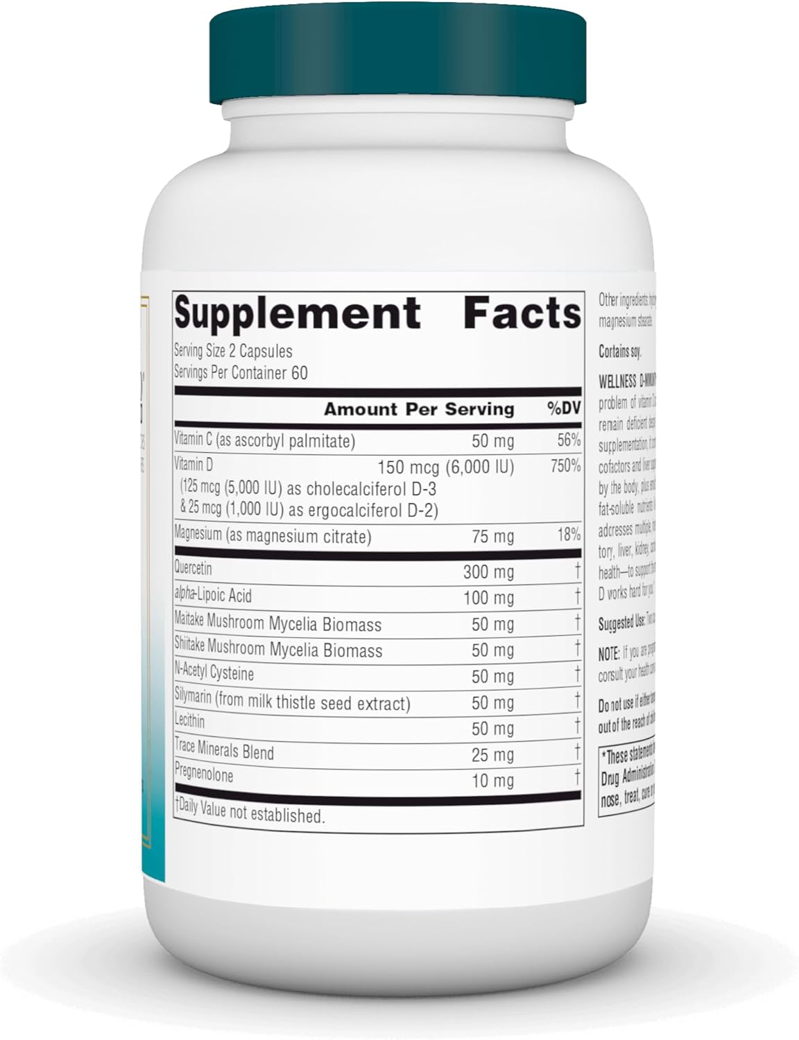 Source Naturals Wellness D-mmunity: Vitamin D Immune Formula - 120 Vegetarian Capsules for Optimal Absorption