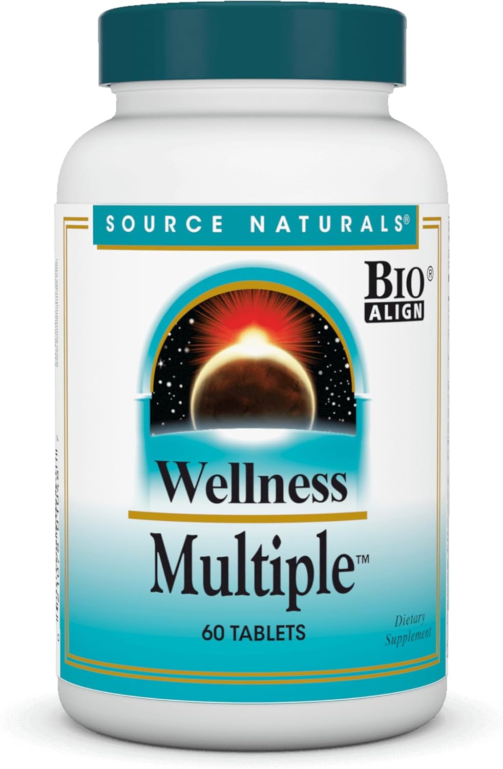 Source Naturals Wellness Multiple - 60 Tablets for Overall Health and Wellness