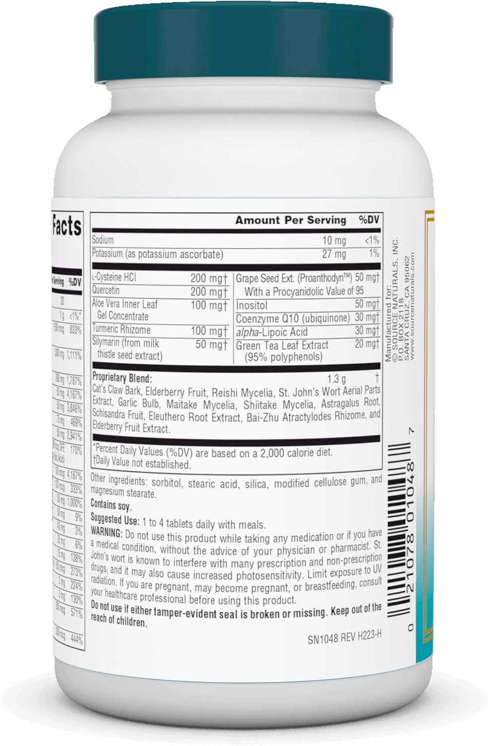 Source Naturals Wellness Multiple - 60 Tablets for Overall Health and Wellness