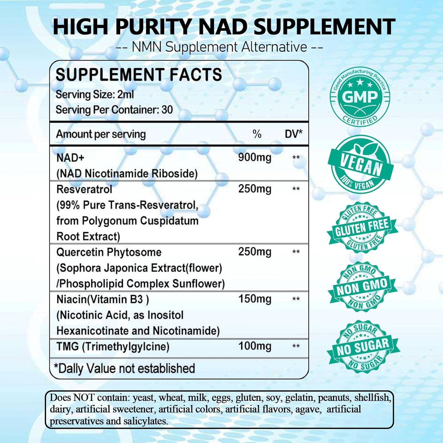 Soursop Graviola Liquid Drops with Added NAD Supplement for Boosted Health