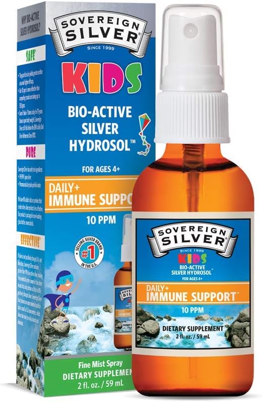 Sovereign Silver Bio-Active Silver Liquid Mist for Kids Immune Support - 2 oz.