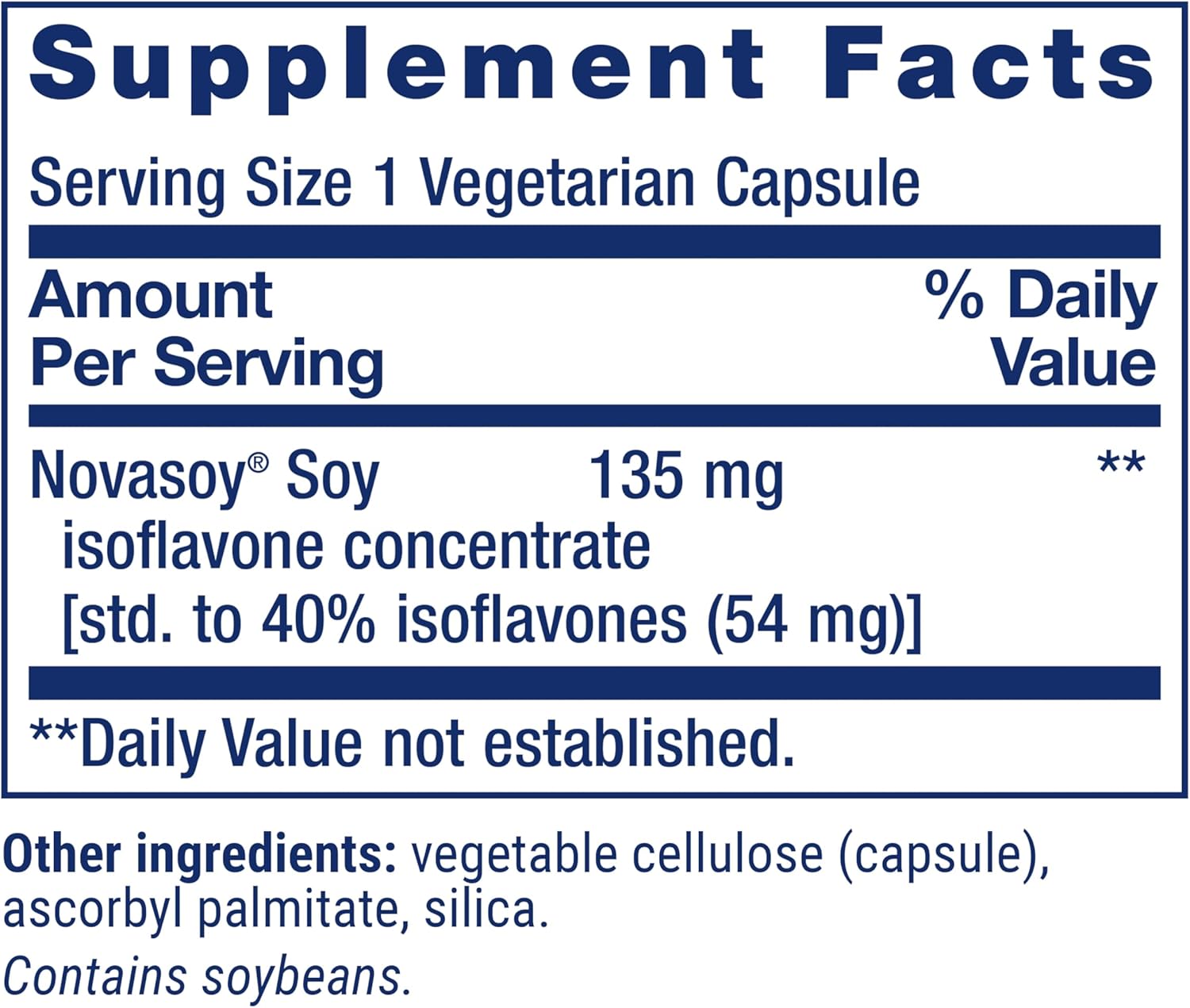Soy Isoflavones for Post-Menopausal Women - Heart, Bone & Cellular Health Support - Non-GMO & Vegetarian - 30 Capsules