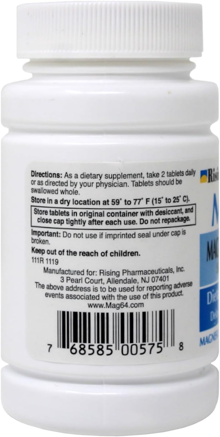 Special Pack of 6 Risi 60TB X 6 Magnesium Supplements 535mg - Boost Your Health Today!