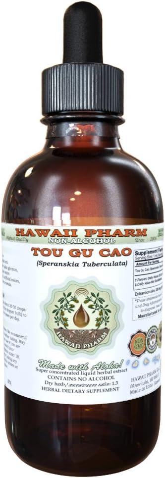 Speranskia Tuberculata Herb Glycerite Liquid Extract - 2 fl.oz - Alcohol-Free Herbal Supplement by Hawaii Pharm USA