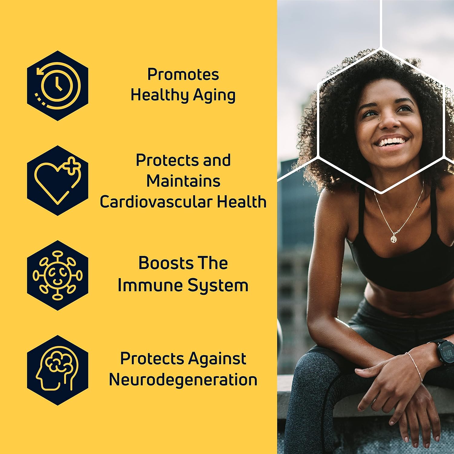 spermidineLIFE 800mg Natural Supplement with High Spermidine Content and Zinc, Plant-Based for Cell Renewal, Vegan, 60 Vegetarian Capsules - Pack of 2