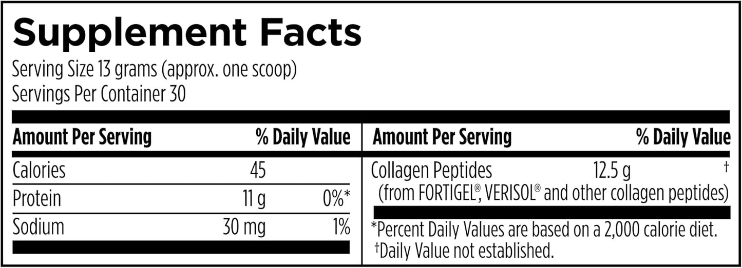 Sport Collagen Complex Powder - NSF Certified Collagen Peptides for Joints, Bone Strength, and Skin Elasticity (13.8 oz)