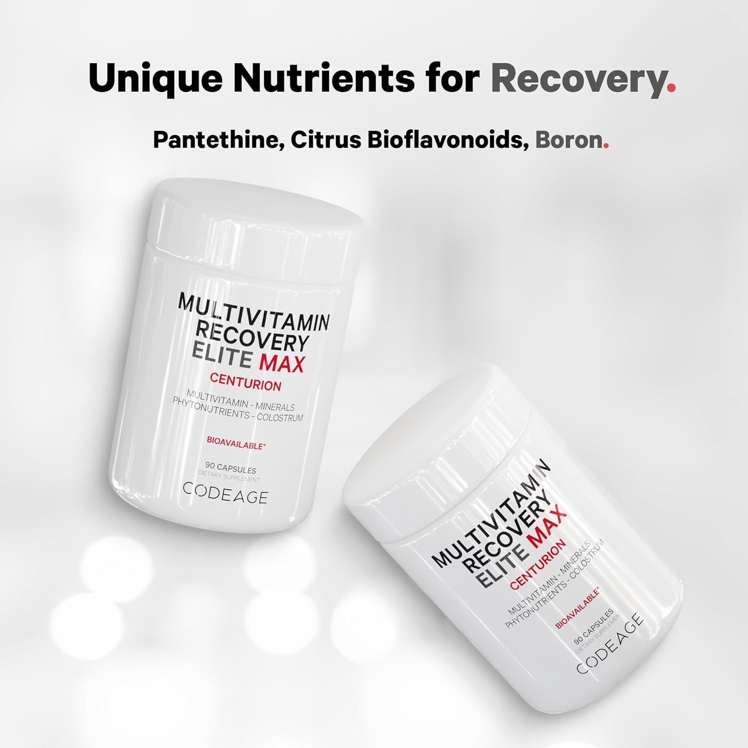 Sport Recovery Multivitamin Supplement with Vitamins, Minerals, Antioxidants - 90 Capsules