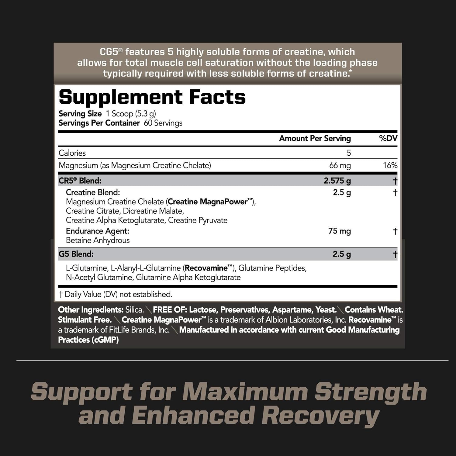 Sports Performance Bundle: PMD Sports Ultra Pump Fuel Insanity Pre Workout + CG5 Premium Creatine and L-Glutamine Powder