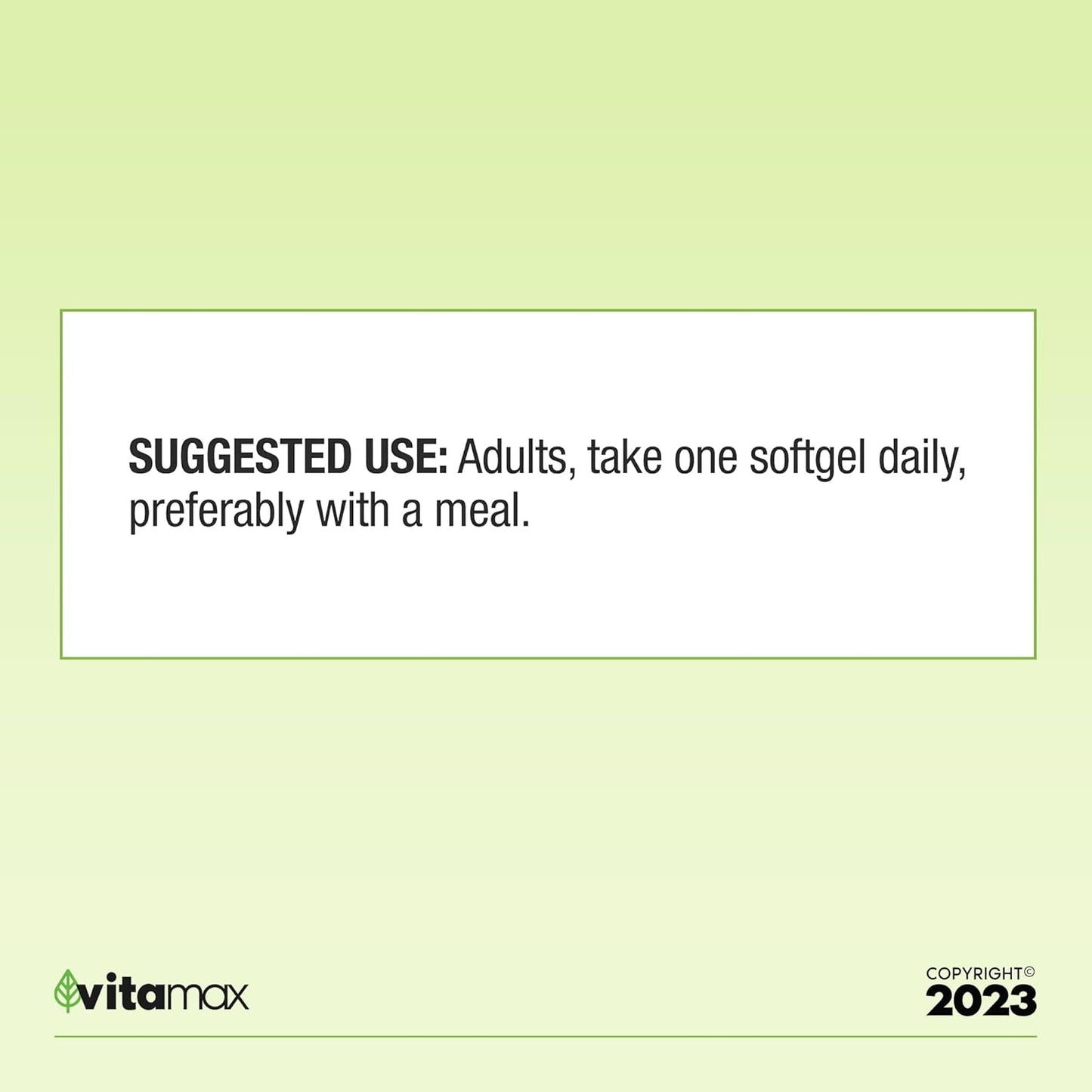 Spring Valley Omega-3 Fish Oil 1000mg, 120 Count with VitaMax Vitamin Guide
