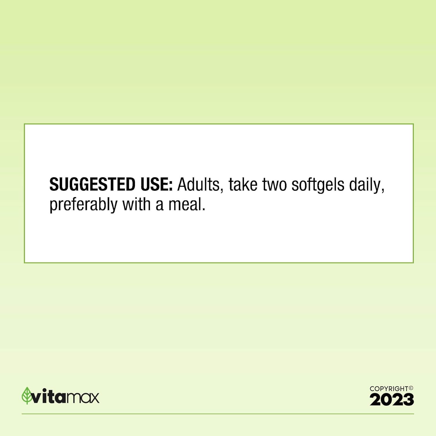 Spring Valley Omega-3 Fish Oil 2000mg, 120 Count with VitaMax Vitamin Guide