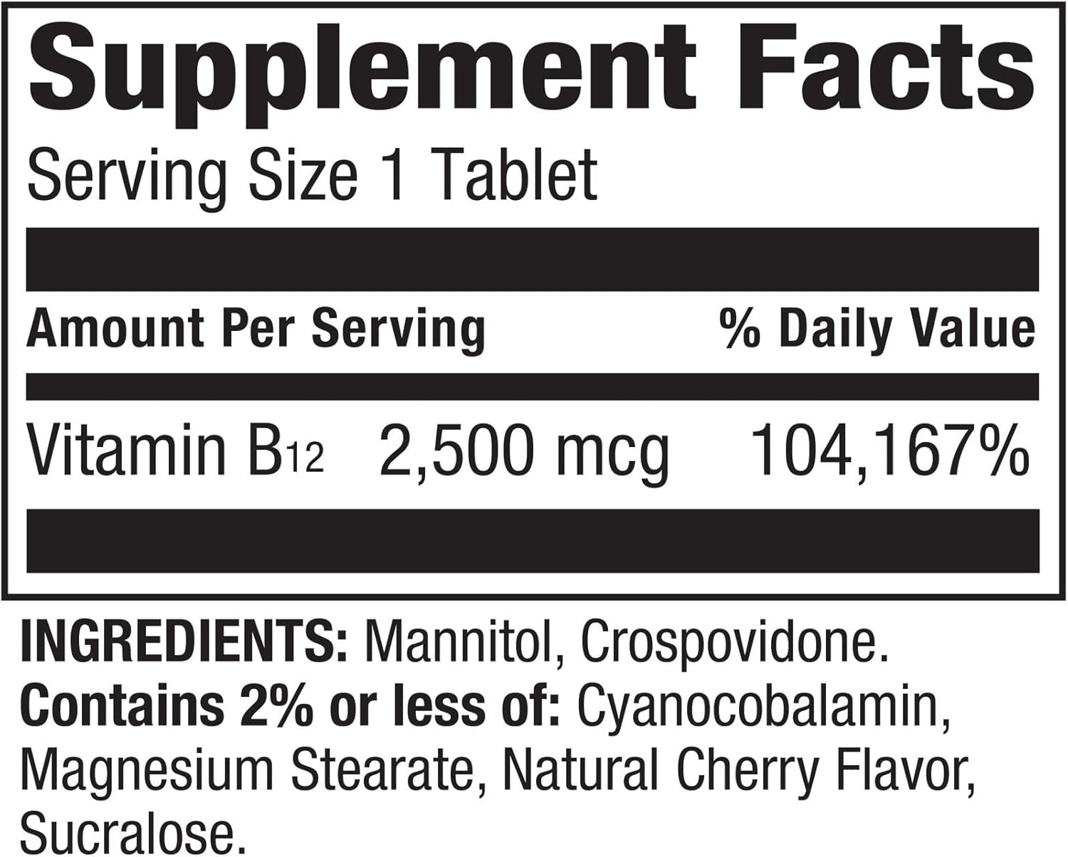 Spring Valley Vitamin B12 Quick-Dissolve Tablets - 2500 mcg B12 Complex Supplement Bundle with Lual's 45 Diabetes Decoded - 120 Tablets for Men and Women