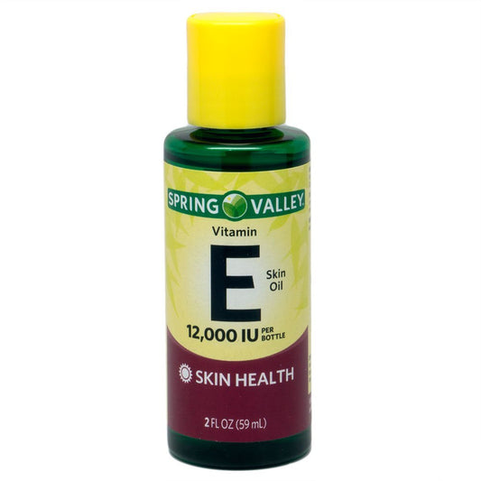 Spring Valley Vitamin E Skin Oil 12000 IU for Skin Health, 2 fl. oz. Bottle